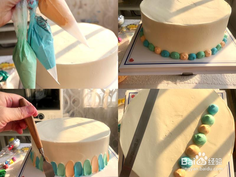 十寸小男孩生日蛋糕的做法