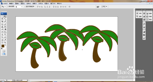 PS快速设计椰子树