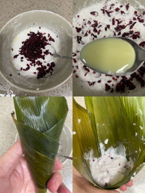 蔓越莓西米水晶粽