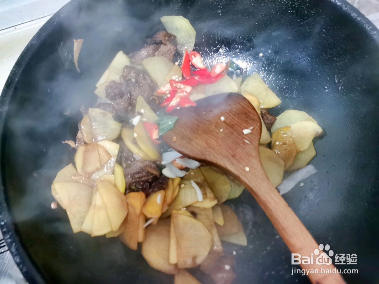 土豆牛肉的做法