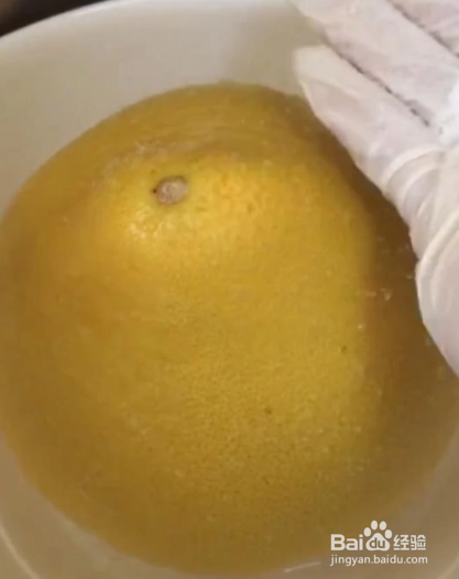 柚子皮糖的制作方法