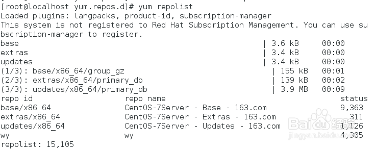 RHEL配置在线Yum源