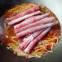 地标商城---肥牛金针菇做法