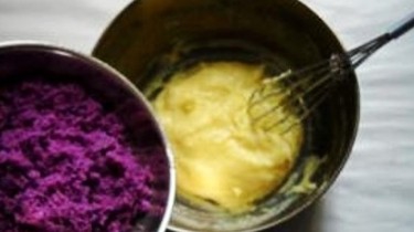 紫薯卡仕达泡芙的做法