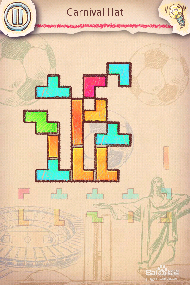 Doodle Fit2 攻略-11 Brazil 巴西