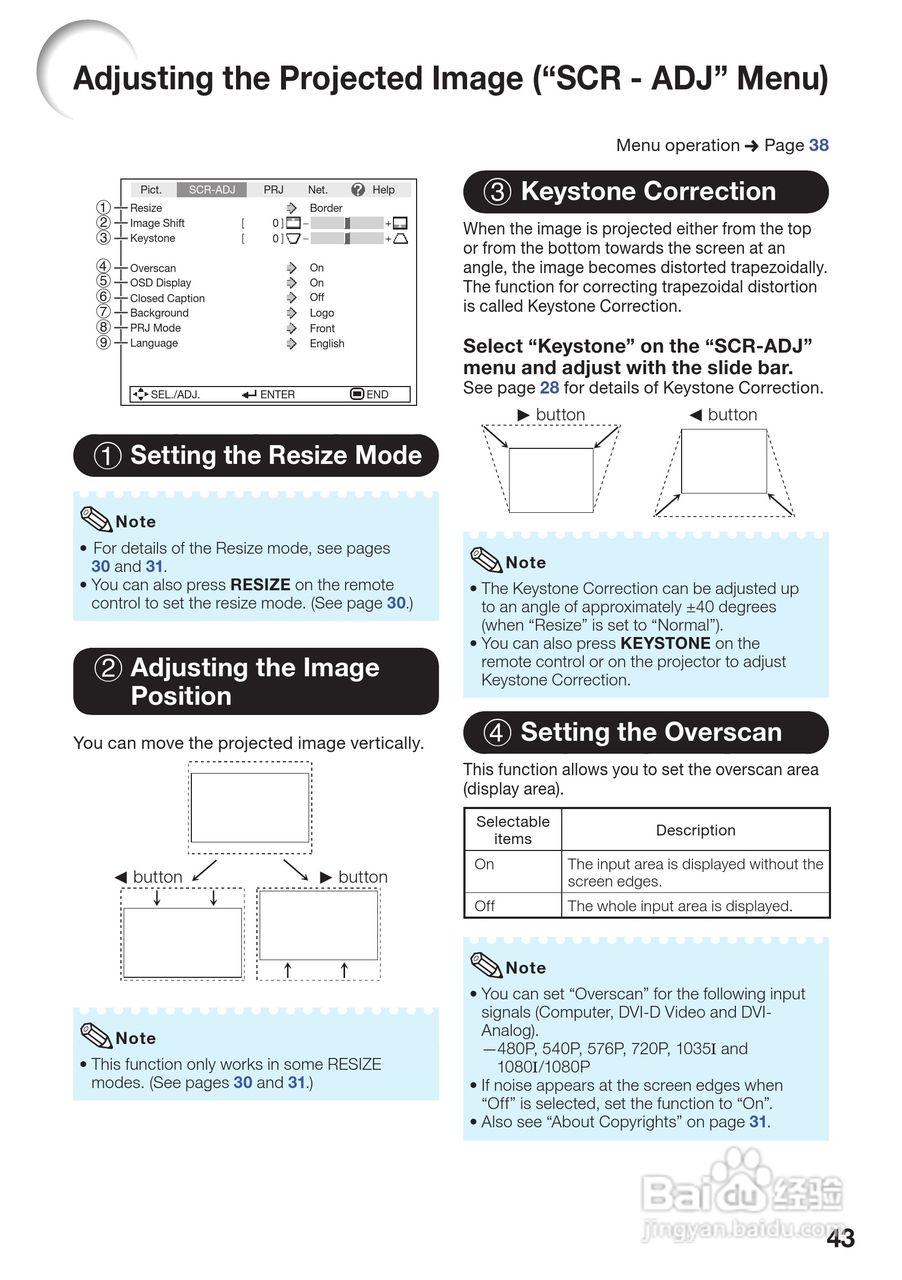 爱其EIP-4200投影机使用说明书:[5]