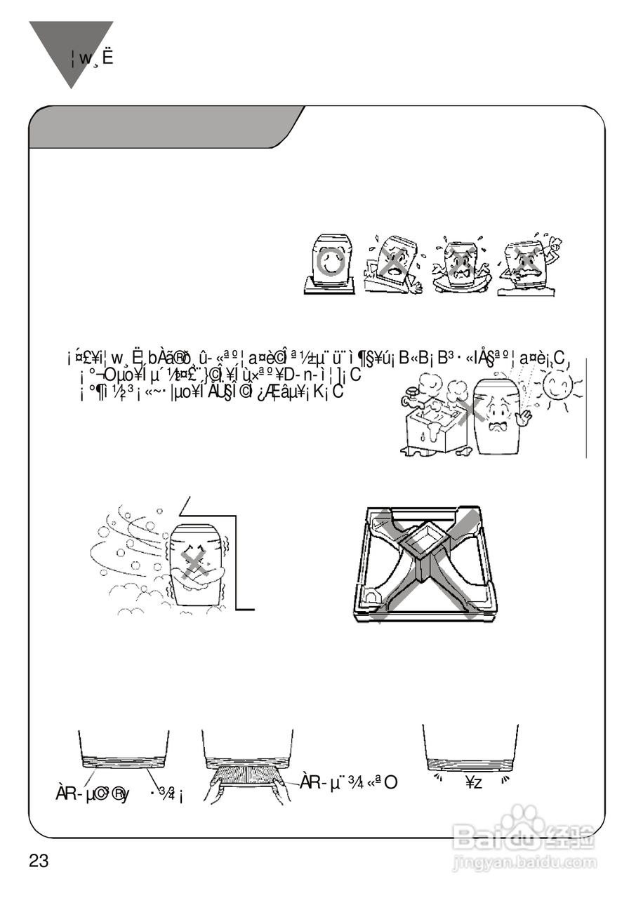 三洋SW-988UT洗衣机使用说明书:[3]