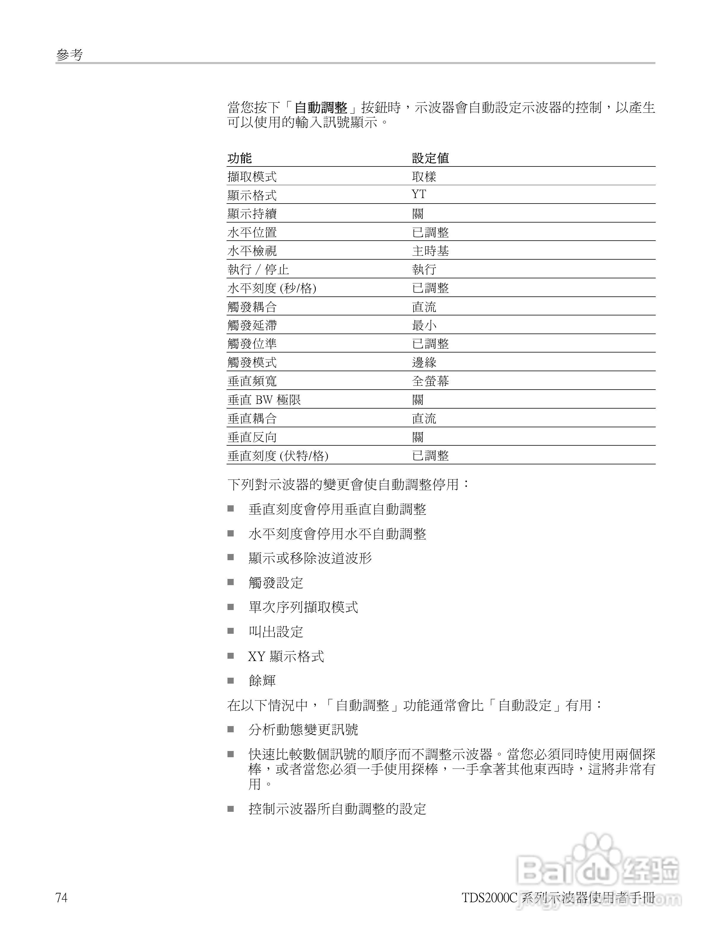 Tektronix TDS2000C系列数位储存示波器说明书:[10]