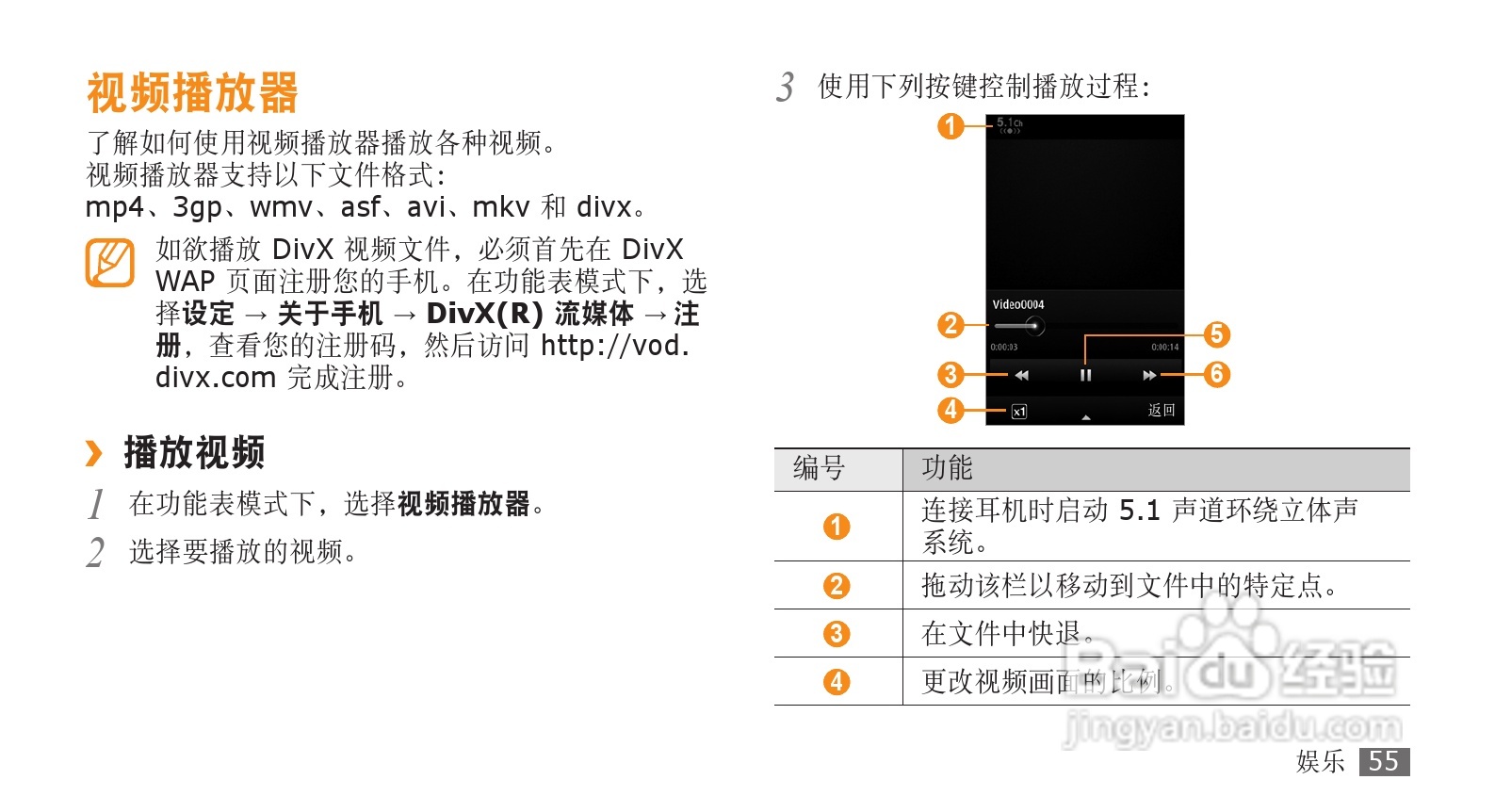 三星GT-S8500手机使用说明书:[6]
