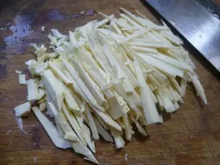 雪菜炒竹笋