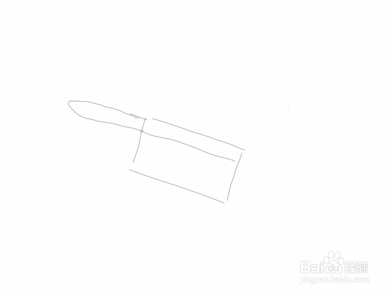 手绘涂鸦系列之怎样画切土豆条用的厨具波浪刀