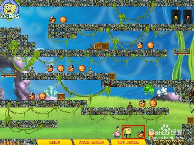 海绵宝宝闹鬼节游戏攻略