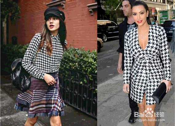 经典复古千鸟格纹时髦有腔调,天王嫂昆凌也爱它