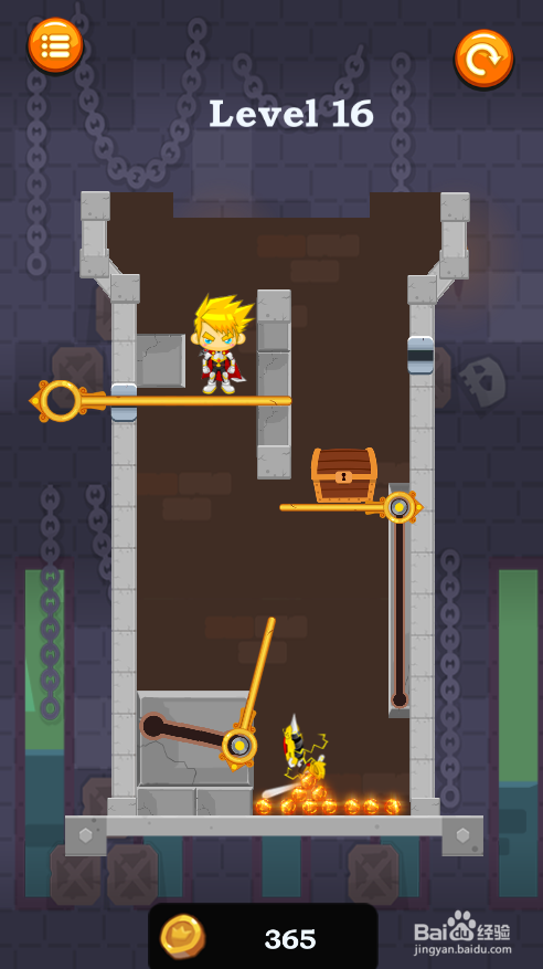 如何通过Caio Hero Rescue的Level 16？