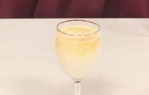 好喝的奶香味橙汁