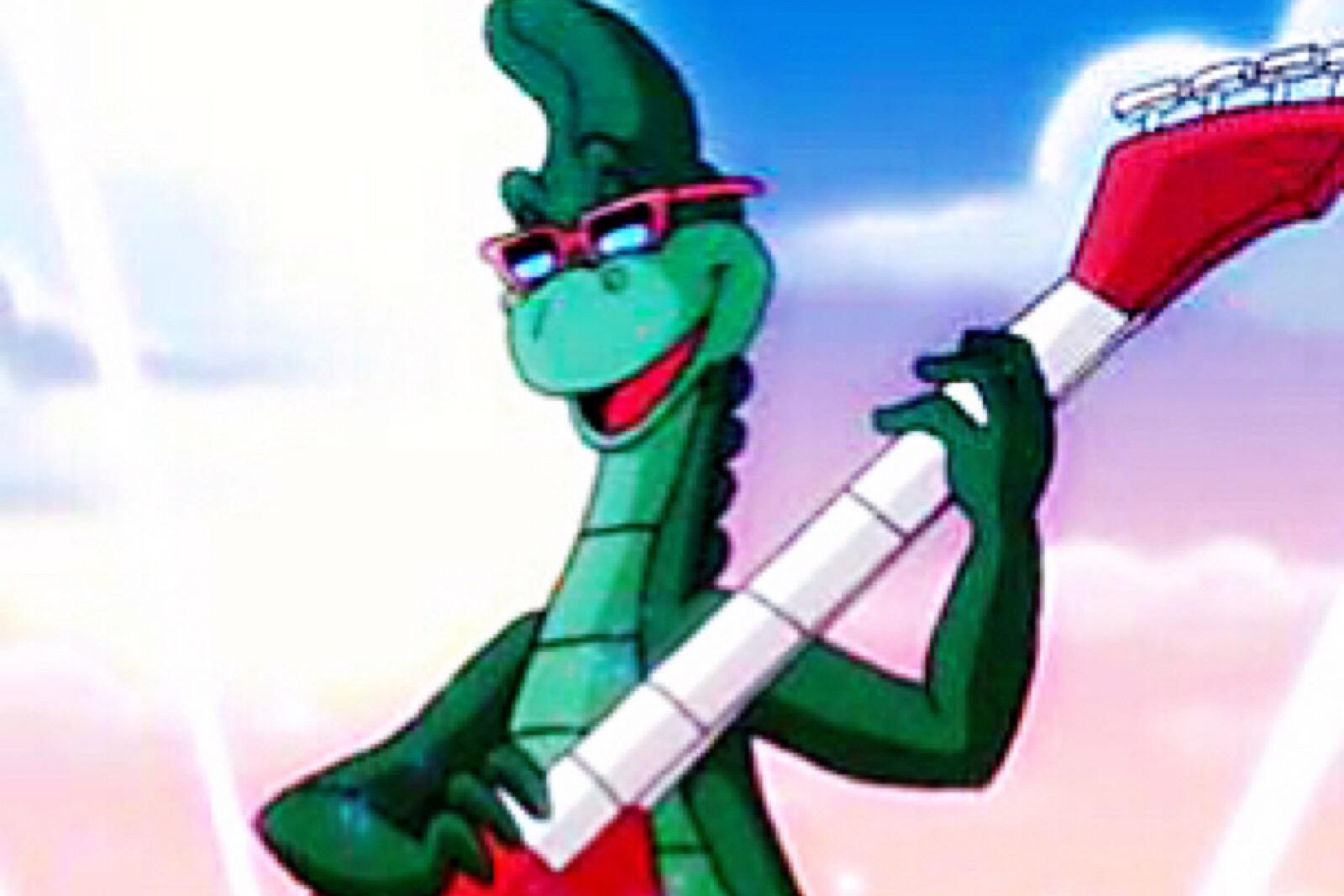 有一个很萌的绿色恐龙的动画片叫什么