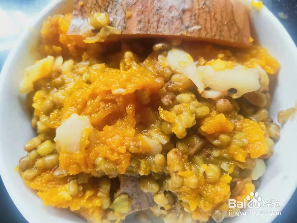 南瓜百合绿豆羹---便秘小菜谱