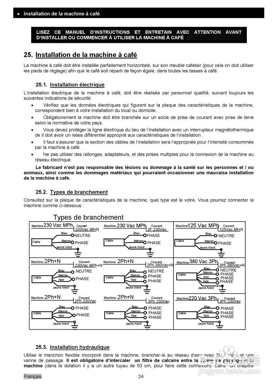 Elegance典雅系列咖啡机操作使用说明书:[3]