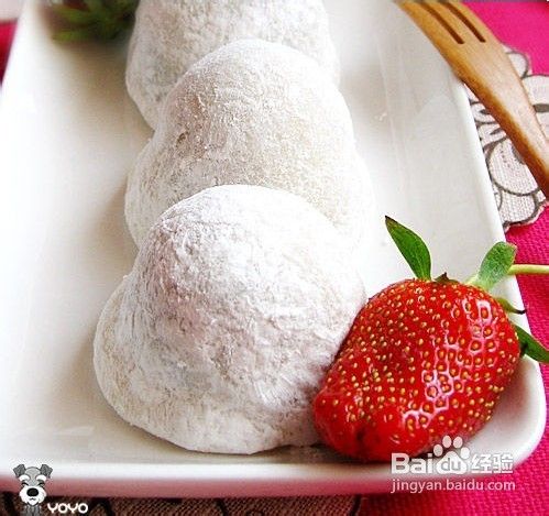 甜美精致草莓大福怎么做 自制草莓大福做法