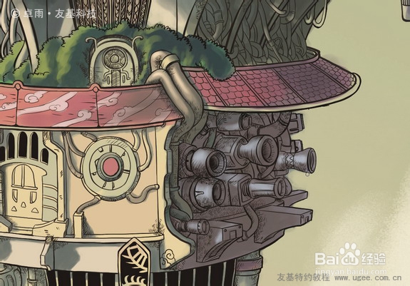 sai绘画教程:初识sai + 城堡绘画教程