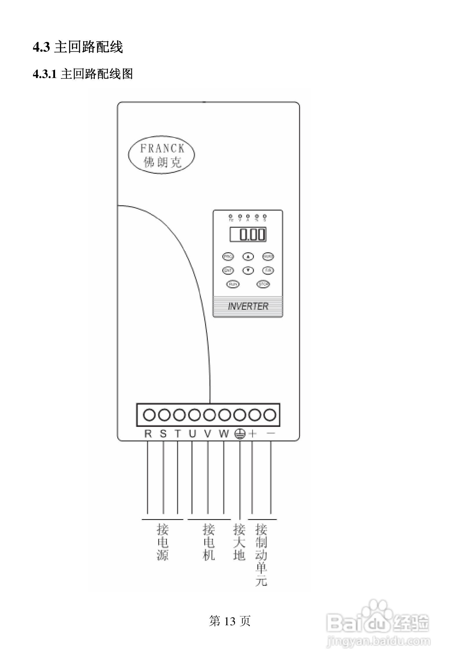 佛朗克 FRB6000GP系列变频器用户手册:[2]