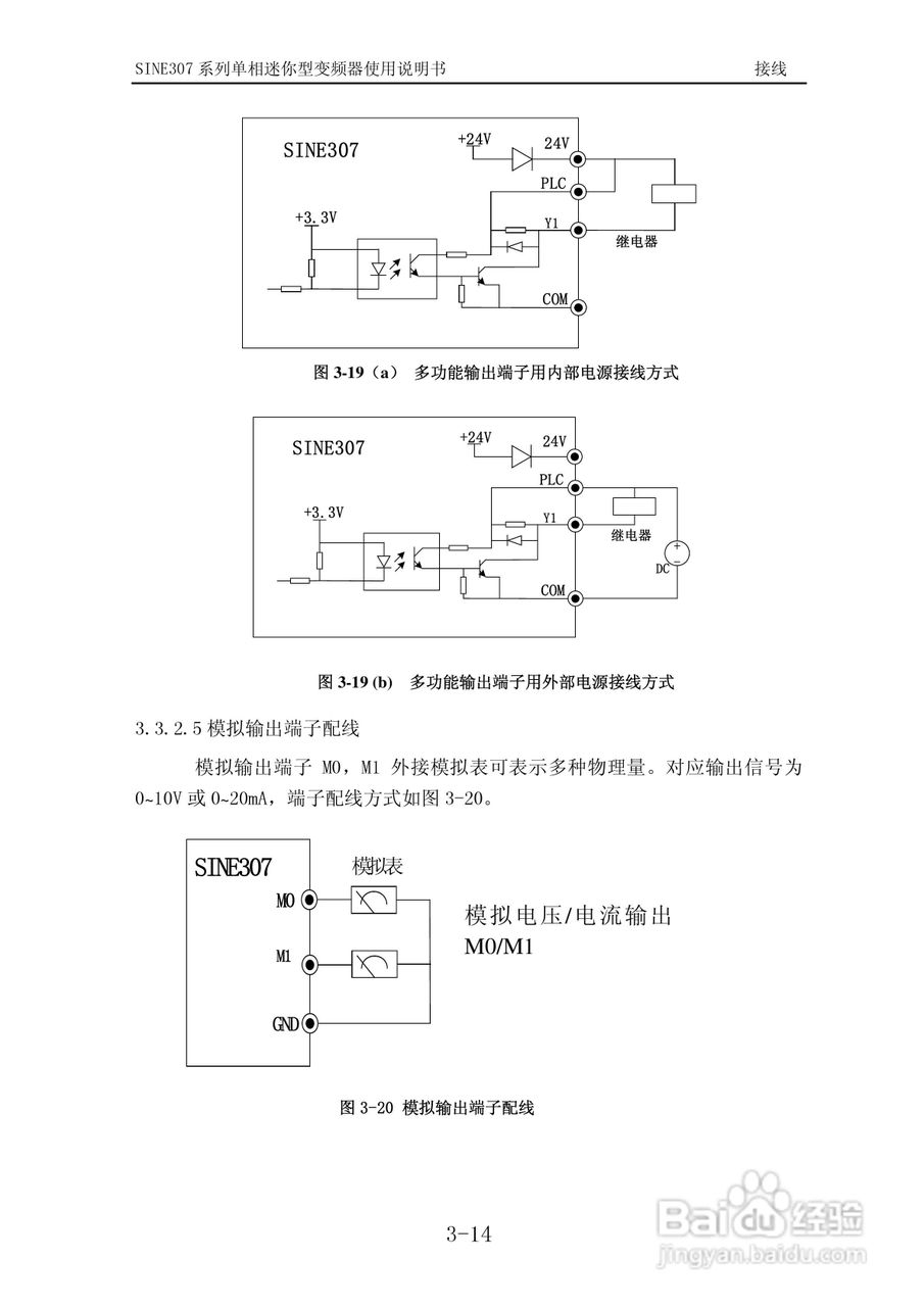 正弦(SINEE)SINE307-0R7变频器说明书:[5]