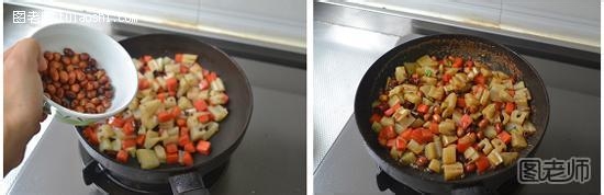 宫保藕丁的做法 没有肉一样也可以美味