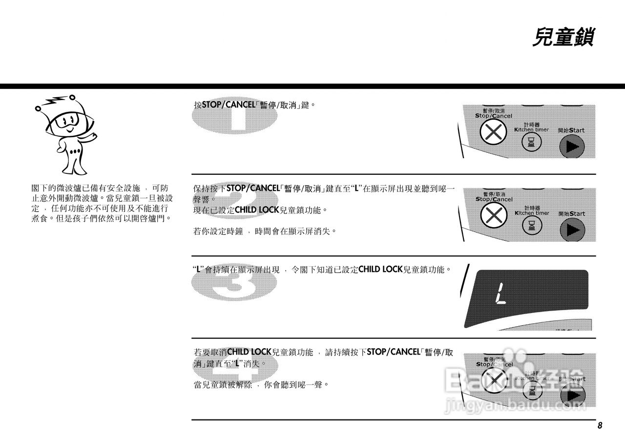 惠而浦P2503微波炉使用说明书:[2]