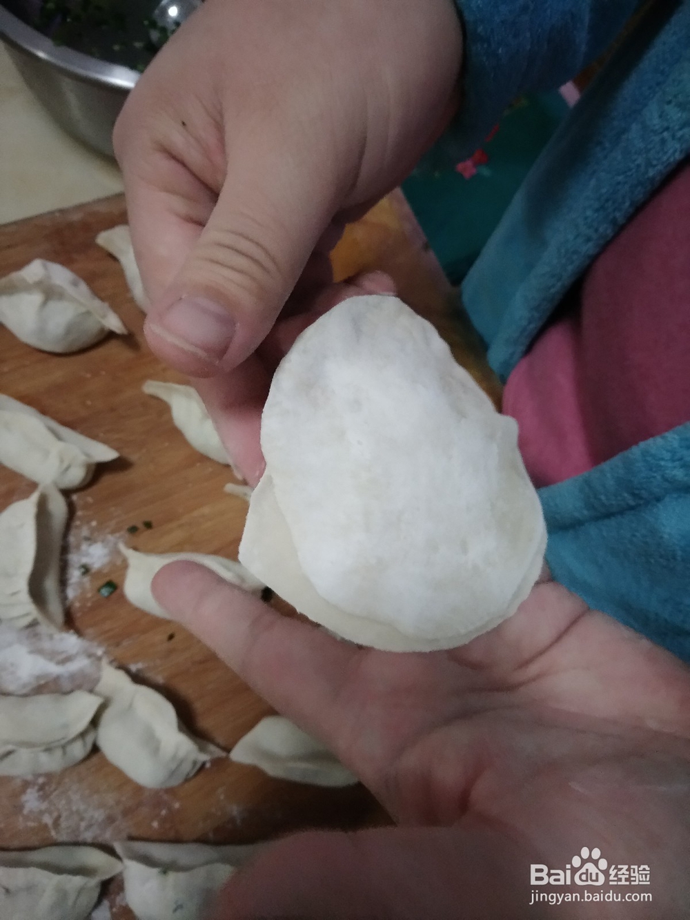 盒子饺子的包法