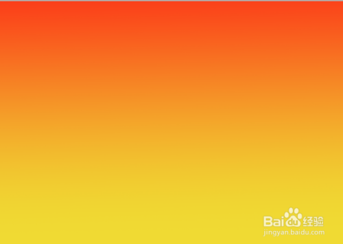 设定手抄报的背景,本次选用红色和黄色从上往下渐变的颜色作为