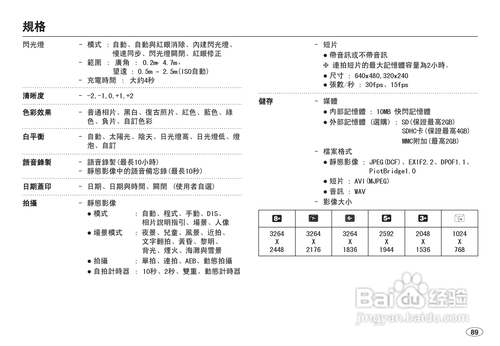 三星L100数码相机使用说明书:[9]