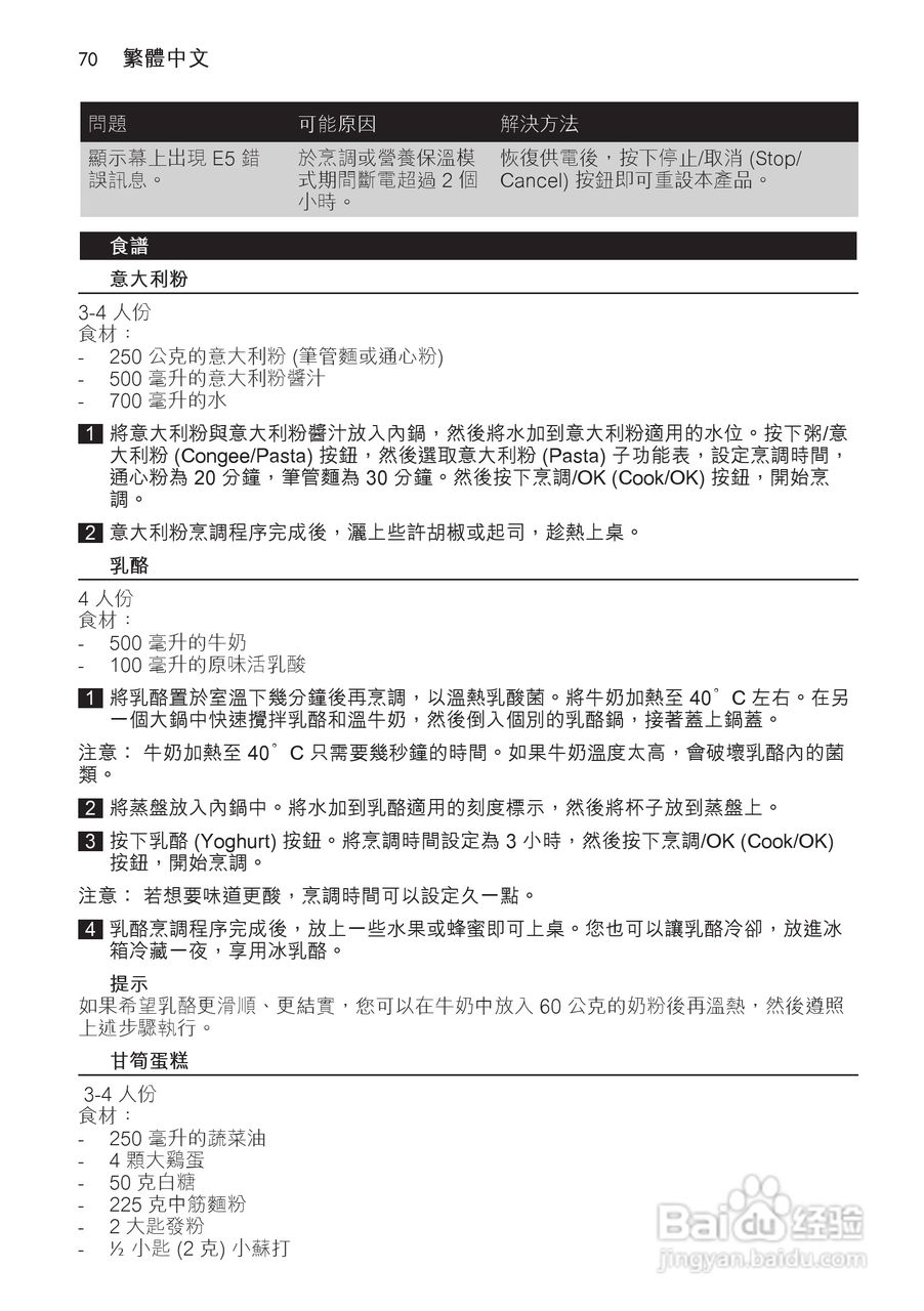 PHILIPS HD4768/ HD4766电饭煲使用说明书:[4]