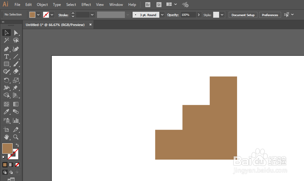 如何用ILLUSTRATOR绘制楼梯图标