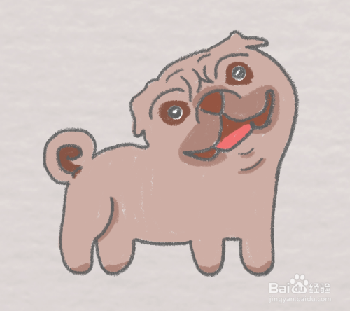 京巴小狗怎么画