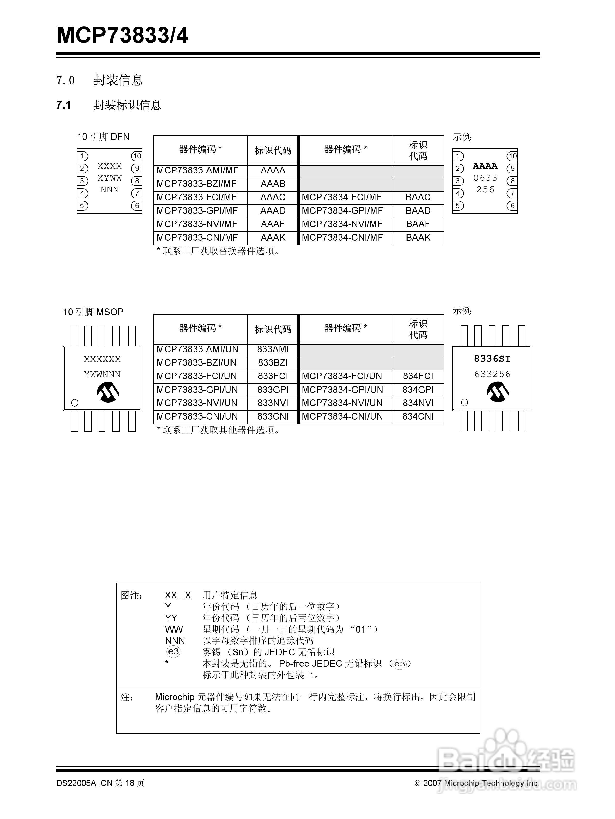 MICROCHIP MCP73833/4独立线性锂离子/锂聚合物电池充:[2]