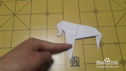 可爱小象的纸艺折法