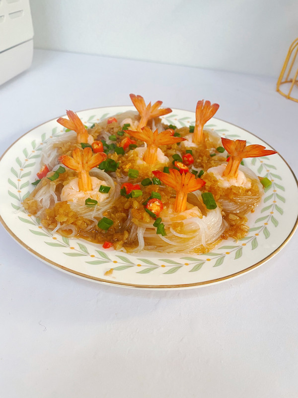 蒜蓉粉丝虾来了