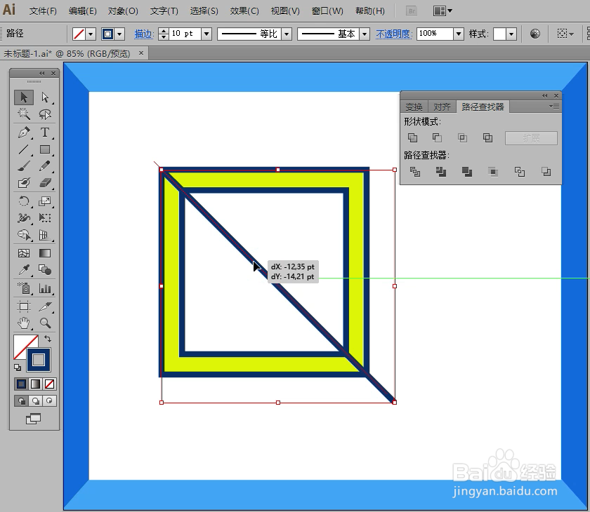 怎样在illustrator中绘制装饰画小图标