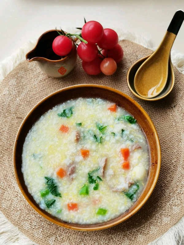 萝卜青菜瘦肉粥