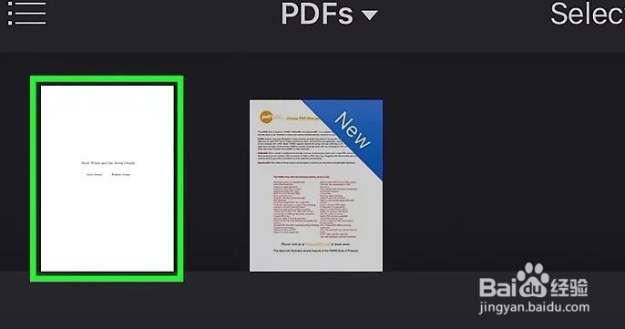 ibook如何打开pdf