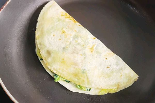 培根菠菜芝士卷饼