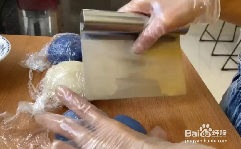 青花瓷冰皮月饼～免蒸免烤