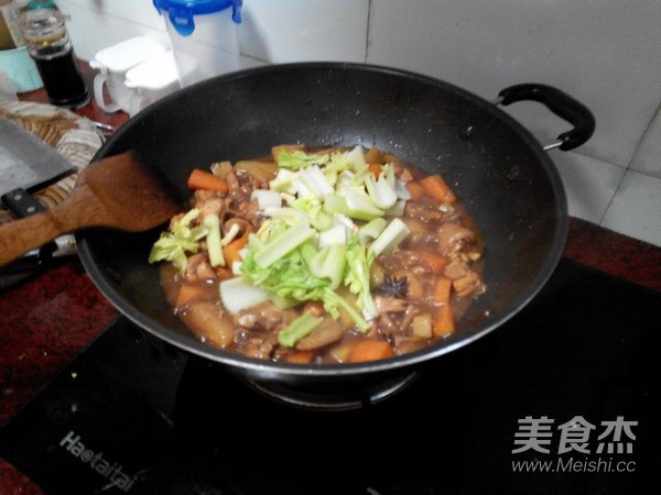 大盘鸡盖面的做法