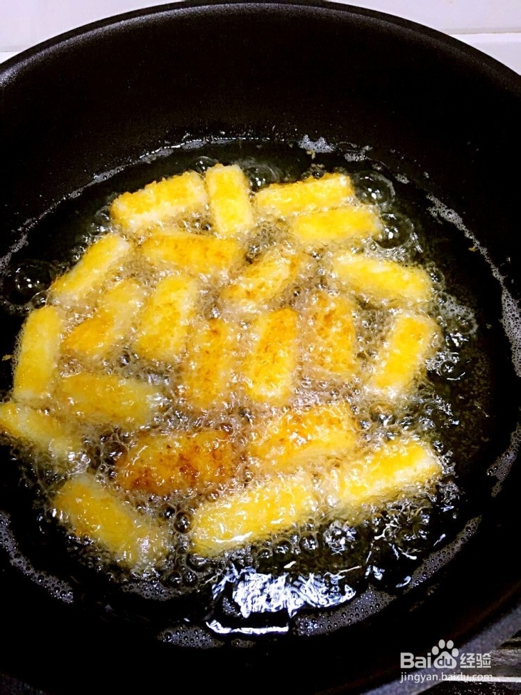 怎样做美味小吃炸鲜奶?