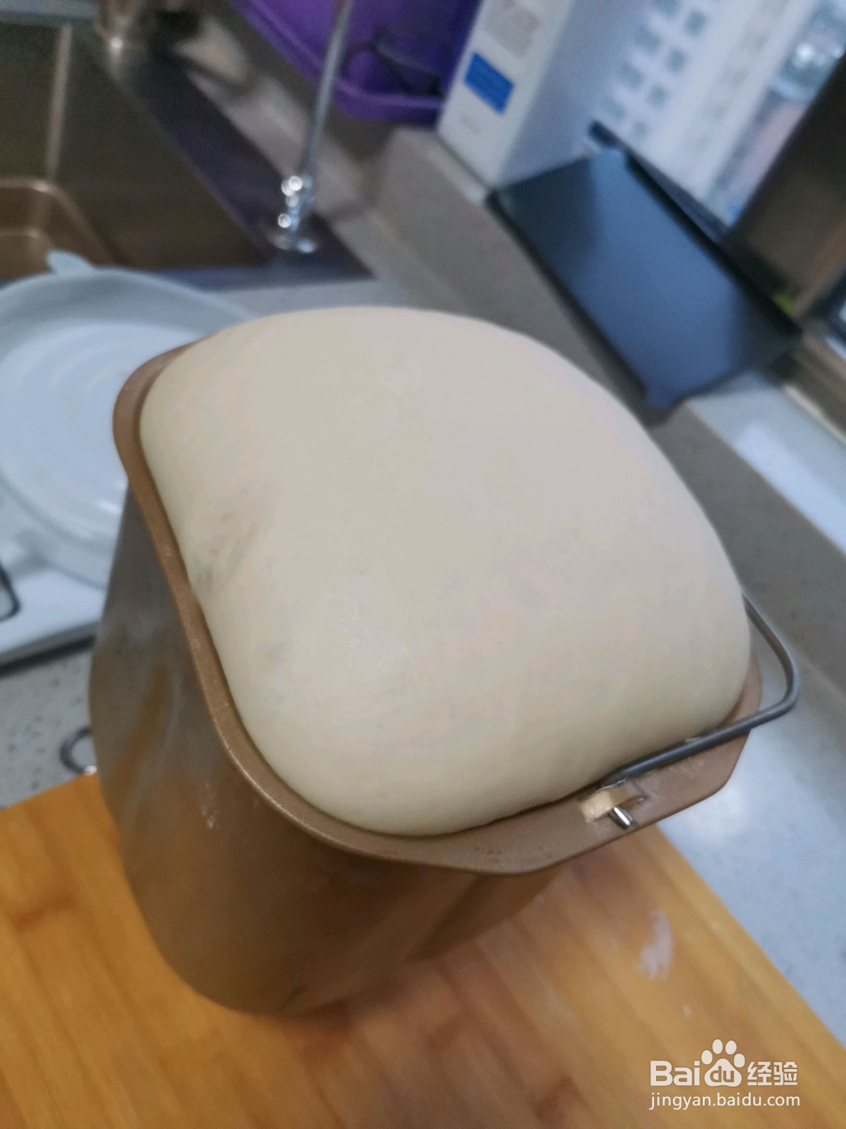 简易版原味松软吐司的做法