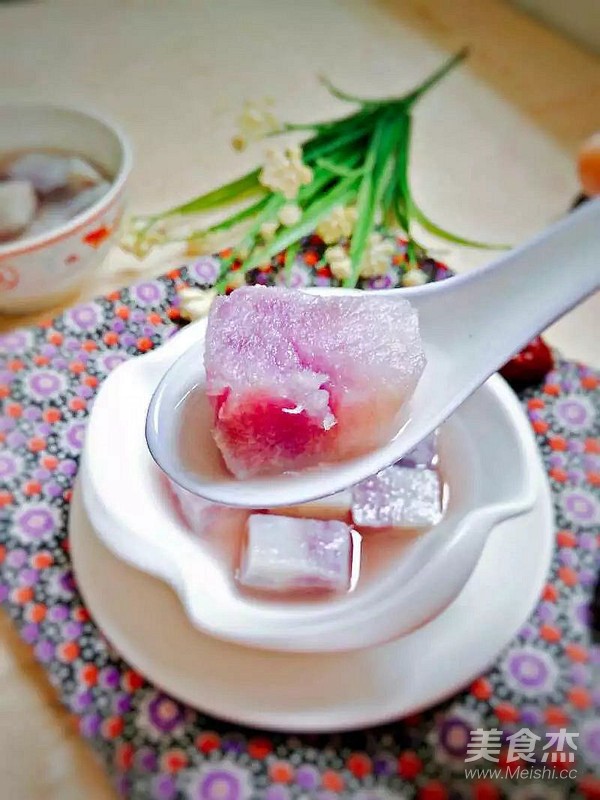红枣花心番薯甜汤