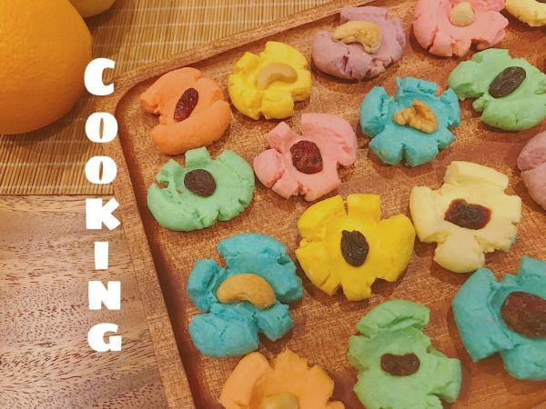 彩色玛格丽特小饼干