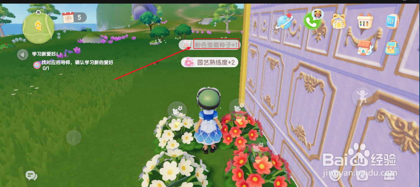 心动小镇如何触发花卉杂交