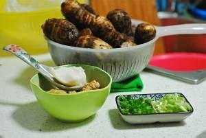 怎么做猪油渣炖芋艿