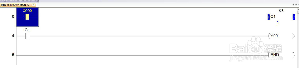 三菱plcGX3U系列计数器常规使用教学